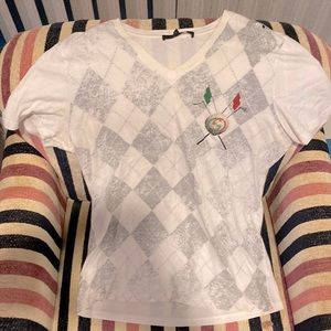 Gucci Mens V Neck “golf” shirt